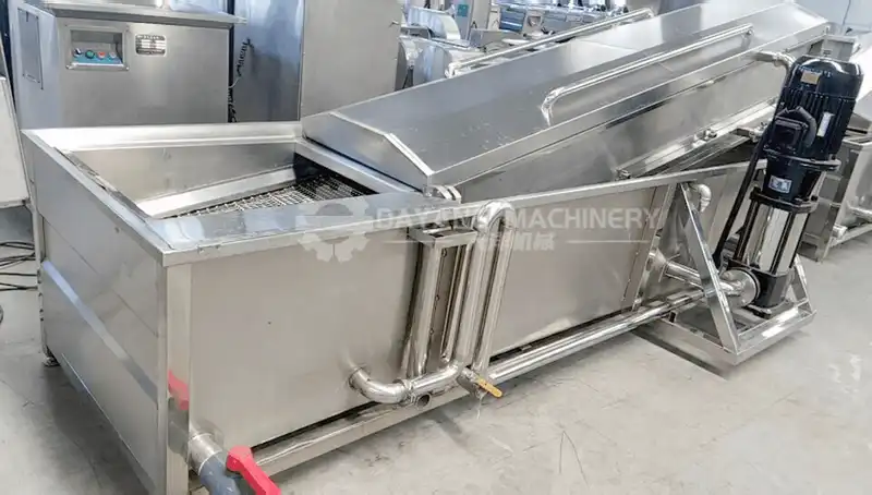 Máquina limpiadora de verduras de alta presión