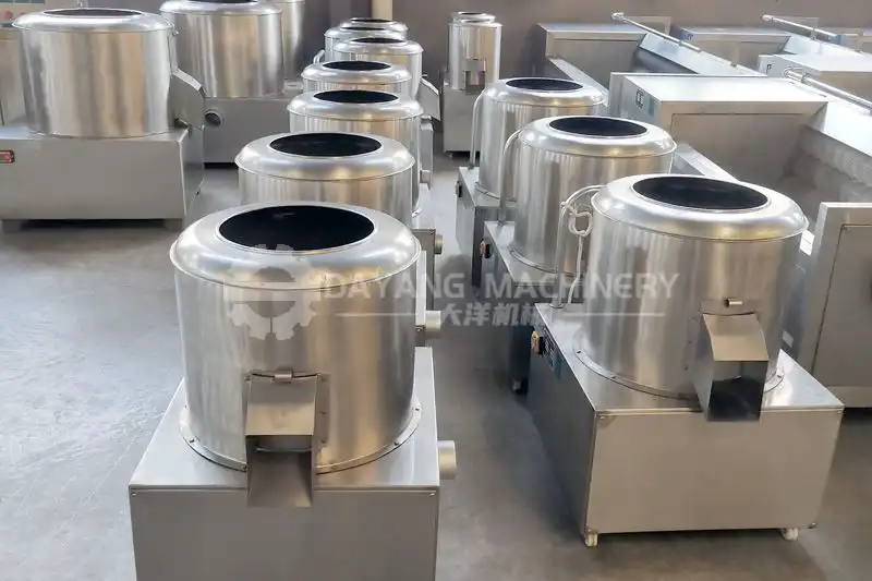 Máquina peladora lavadora tipo barril